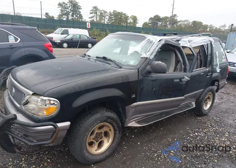 1997 Mercury Mountaineer из США, поврежденный, VIN 4M2DU55P7VUJ04391